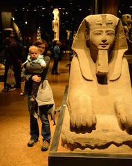 Erynn and Greta with a Sphinx
